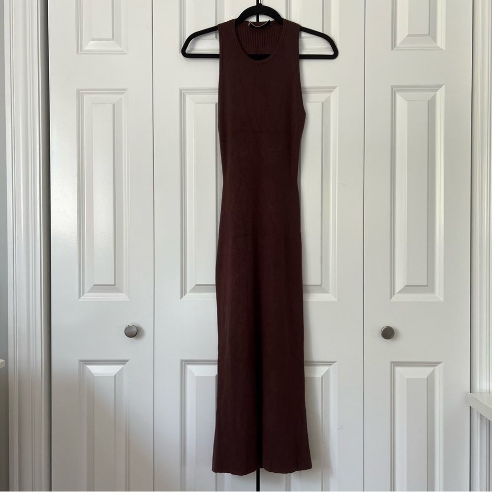 Lover Alora Knit Dress in Chocolate Brown - Picture 5 of 7